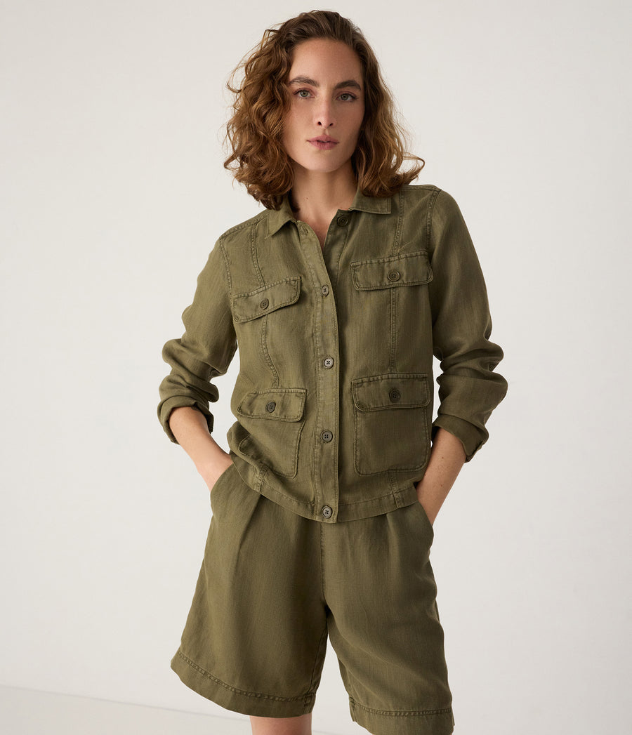 Lacey Linen Short