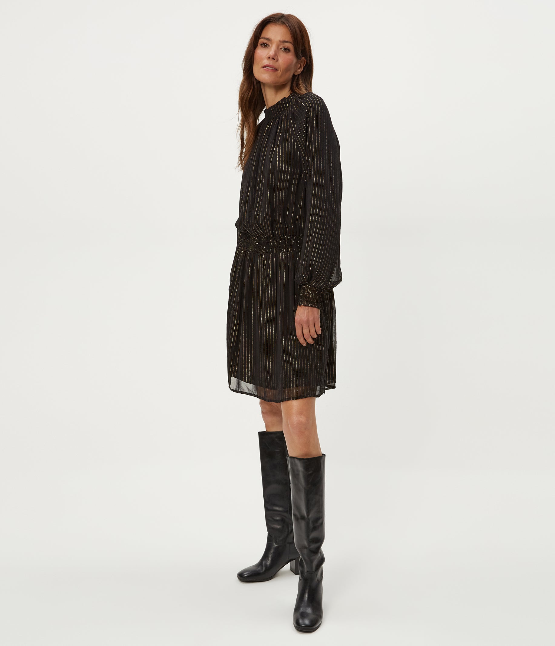 Women's Constance Mini Dress - Black Combo - Size S