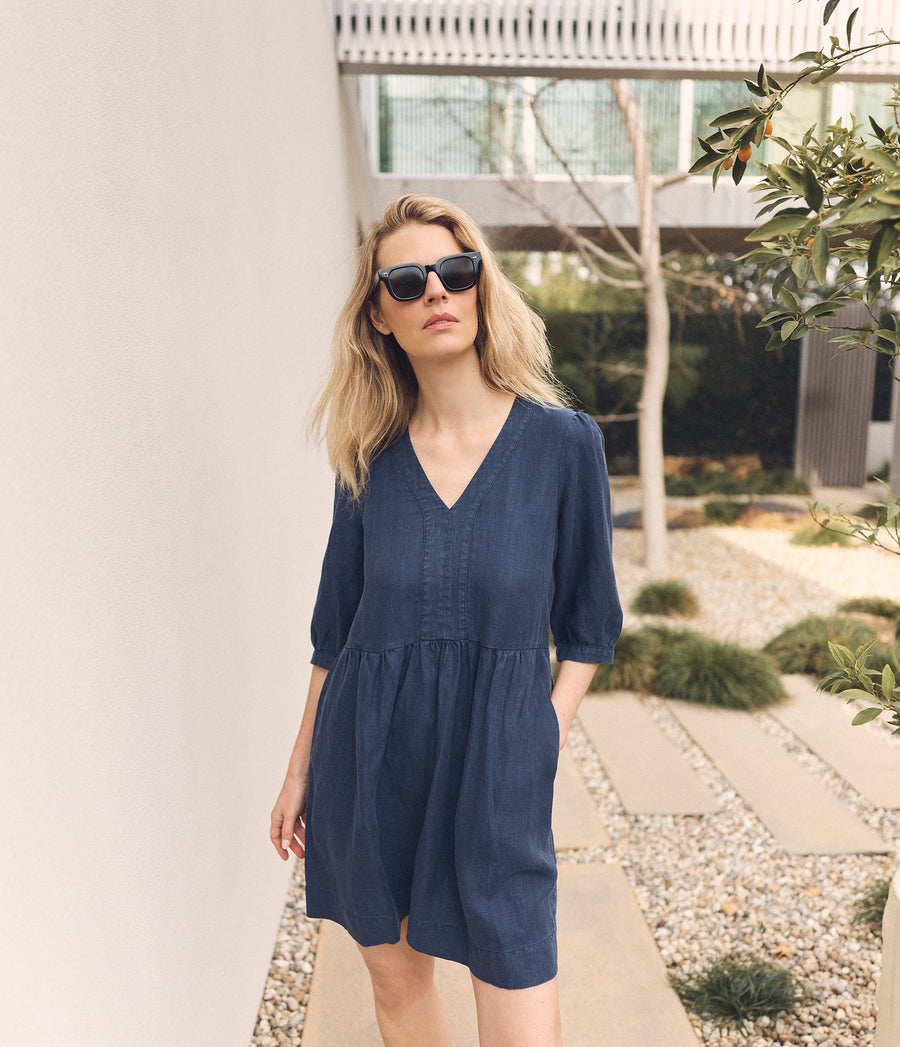 Brielle Linen Mini Dress