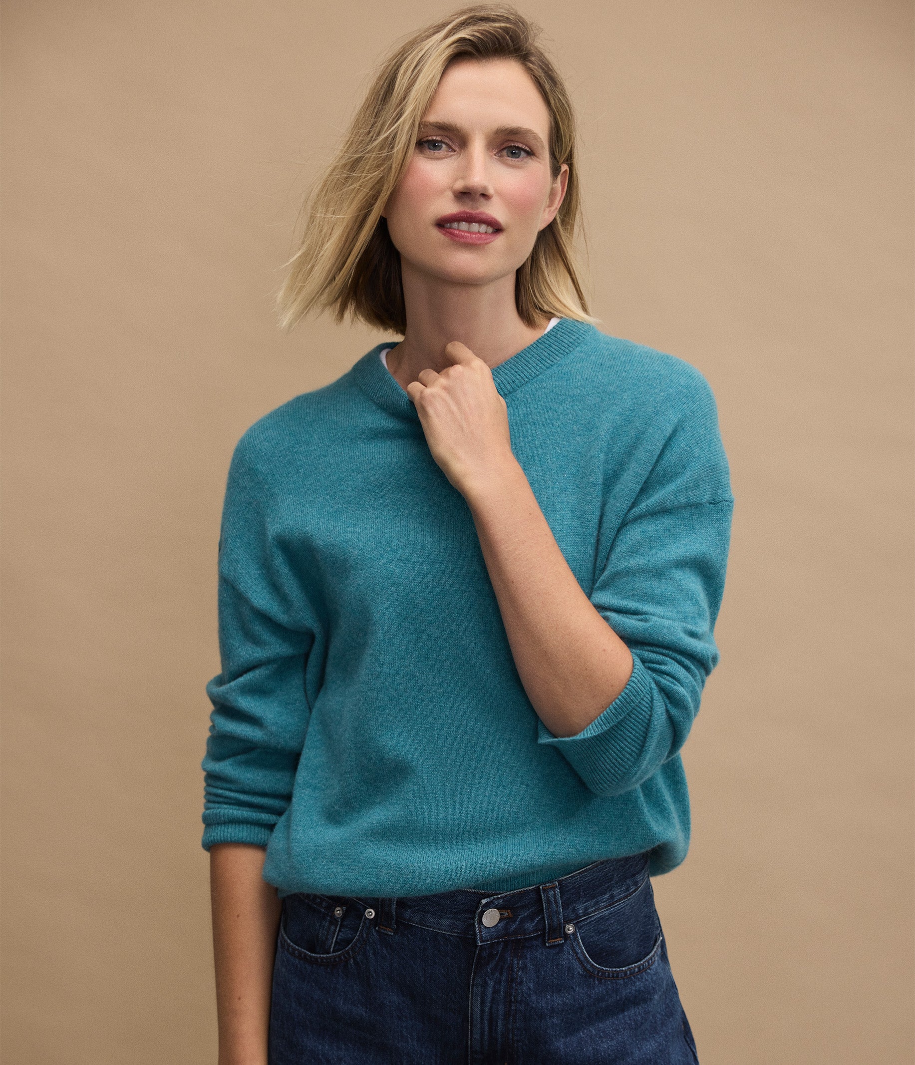 Celeste Crewneck Cashmere Sweater