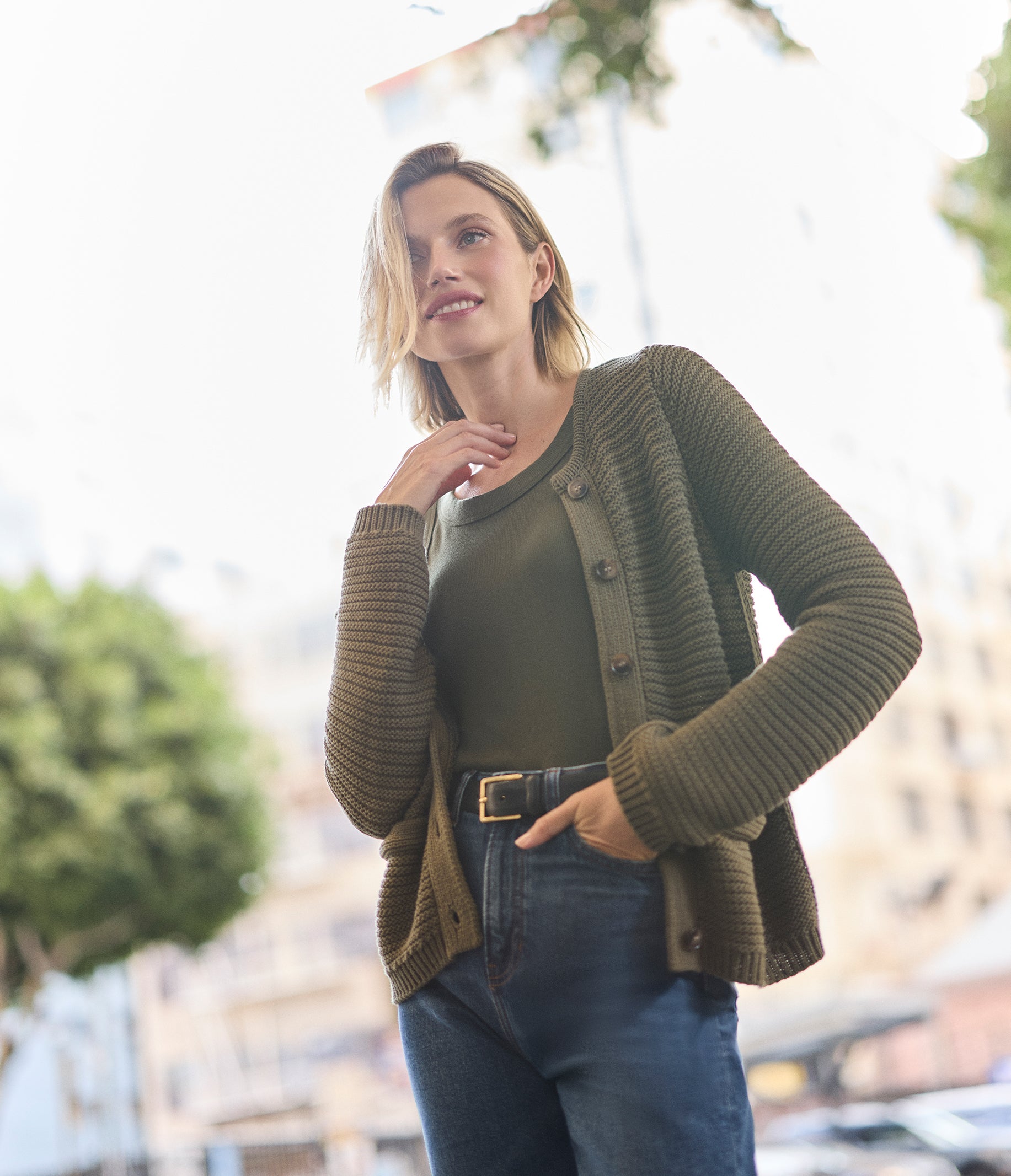 Kaden Crewneck Cardigan