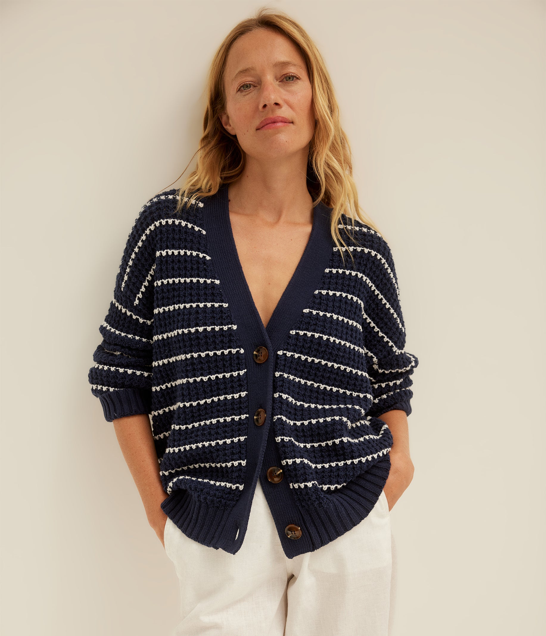 Dodi Striped Cardigan