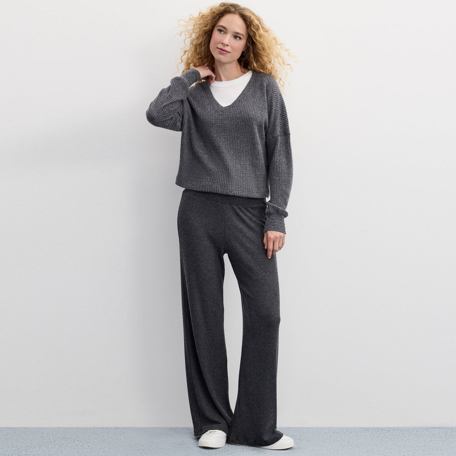 Leann Madison Rib Lounge Pant #MAIN