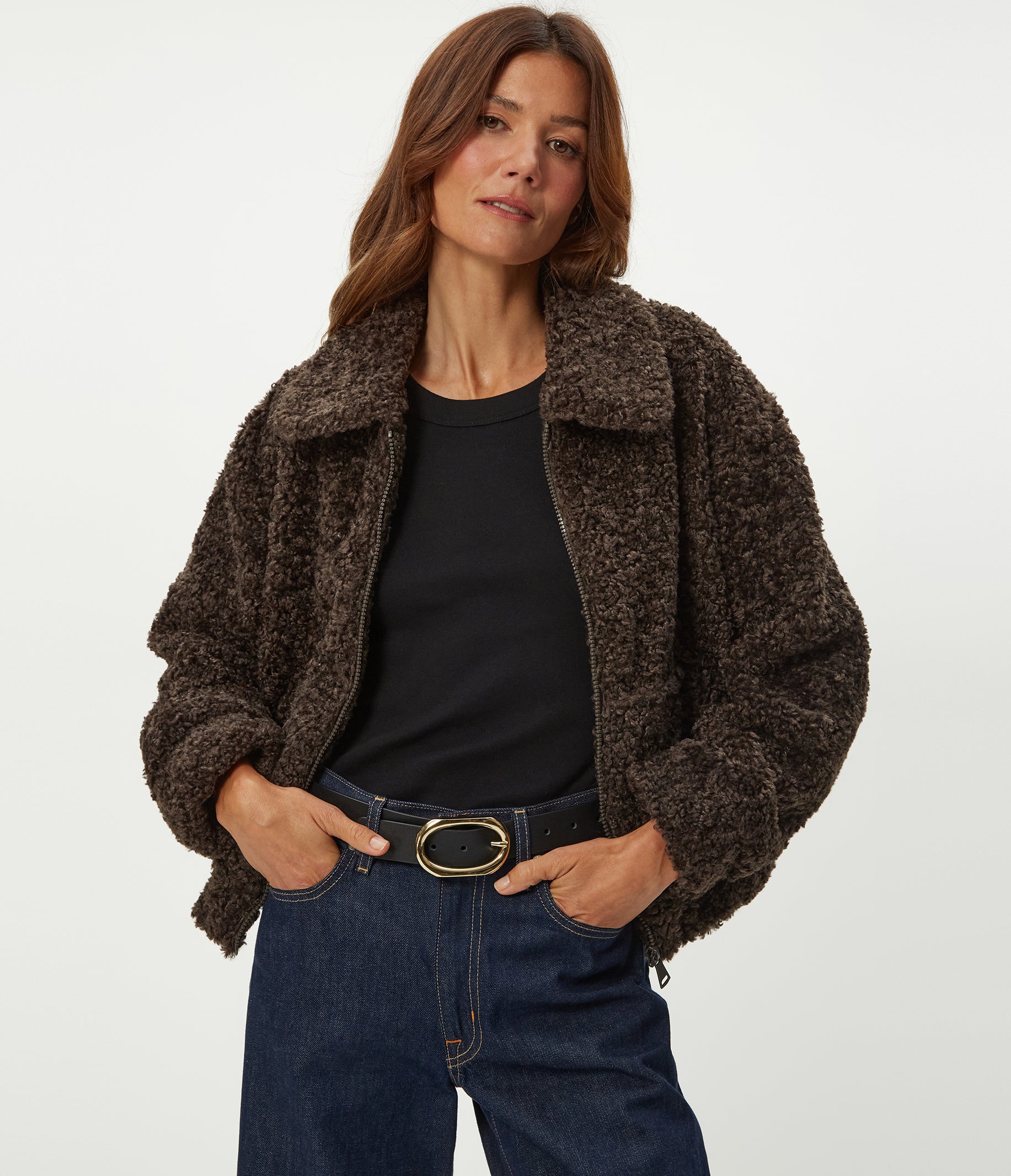 ジャケット・アウター fcokmsy Ziggy Faux Shearling Jacket