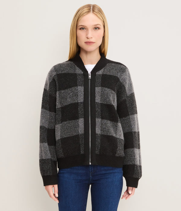 Landon Knit Bomber Jacket