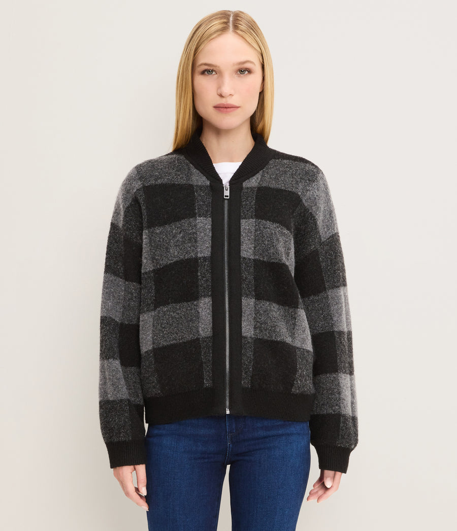 Landon Knit Bomber Jacket