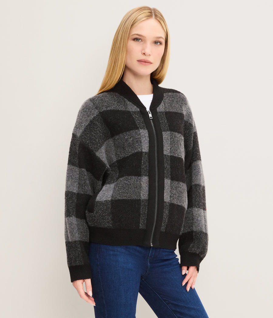 Landon Knit Bomber Jacket
