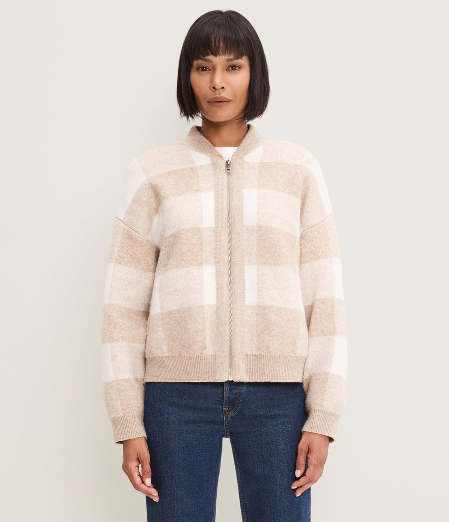 Landon Knit Bomber Jacket