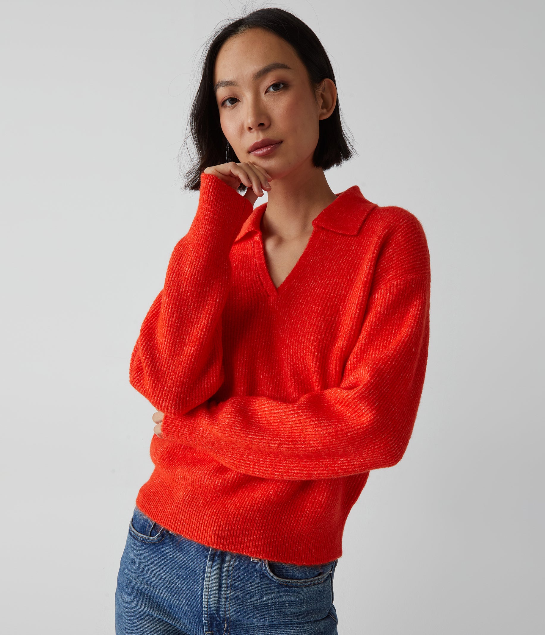 Molo Gilberte V-neck sweater - Red