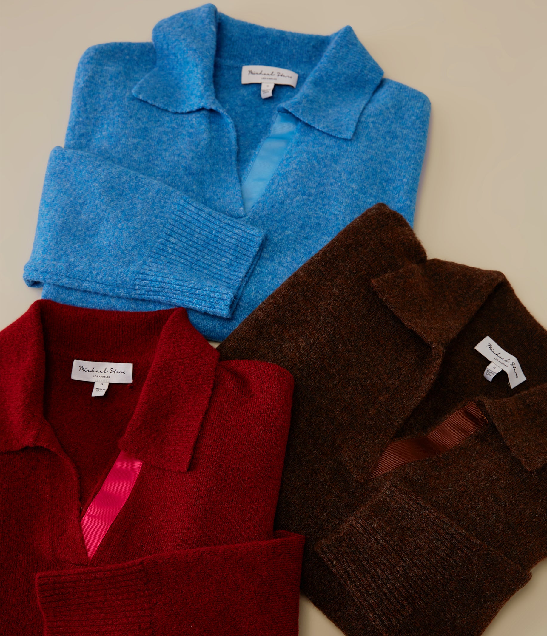 ★MAINBOOTH★Voyager Oversized Collar Sweater(CHA)★正規品 Jonas Johnny Collar Sweater