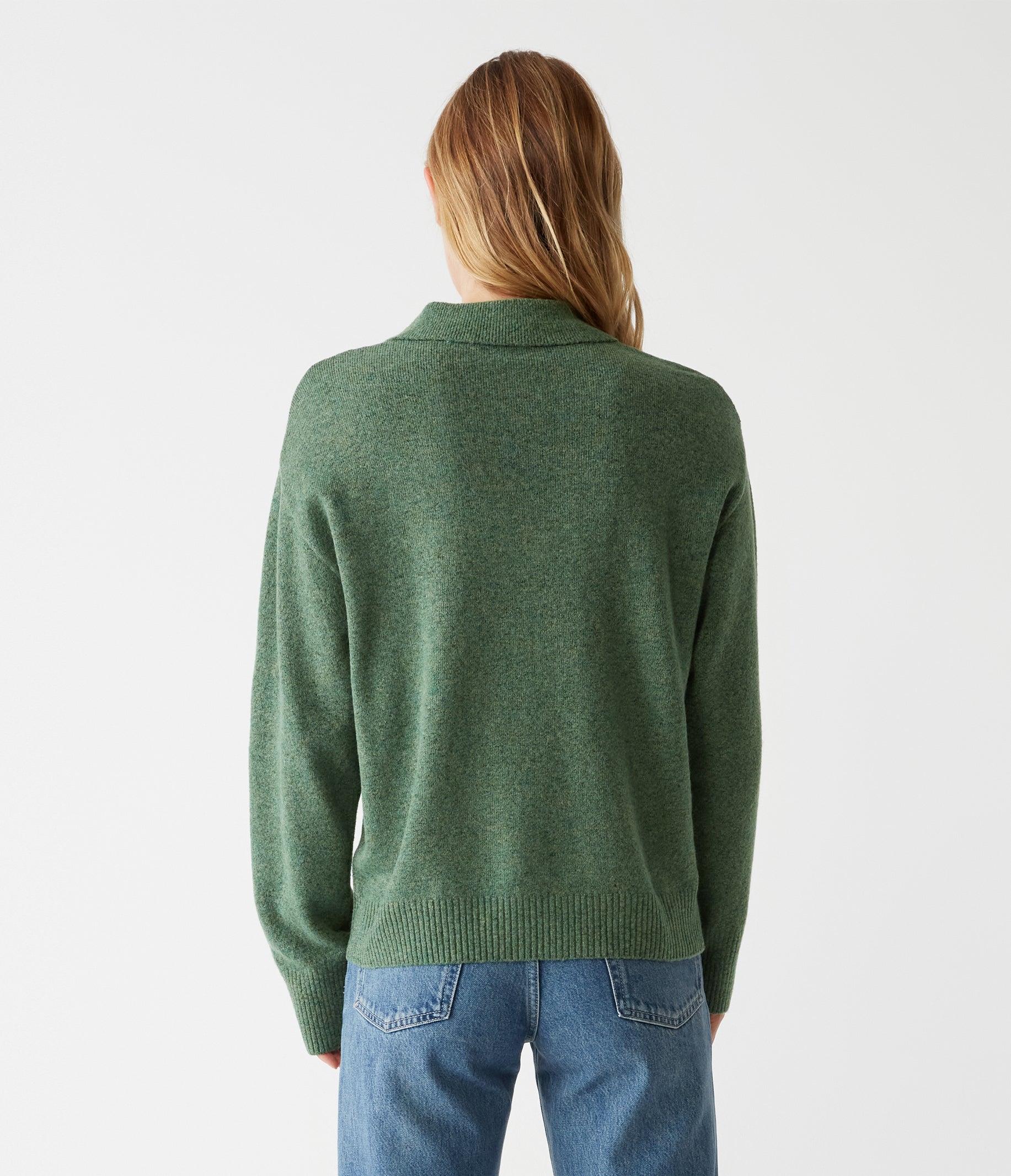 (取寄) マイケル スターズ レディース ジョナス ジョニー カラー セーター Michael Stars women Jonas Johnny Collar Sweater Java Jonas Johnny Collar Sweater