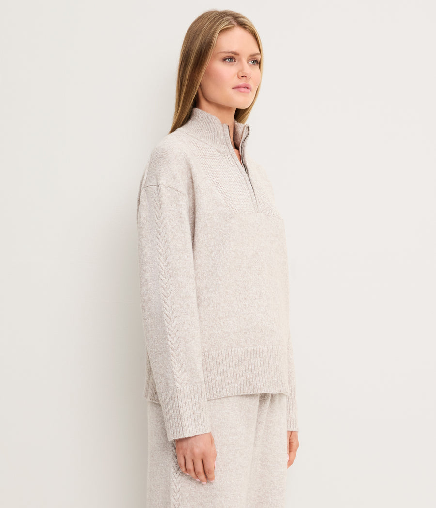 Raylee Knit Half-Zip Pullover