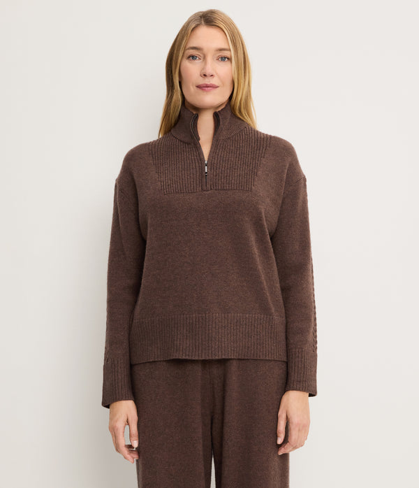 Raylee Knit Half-Zip Pullover