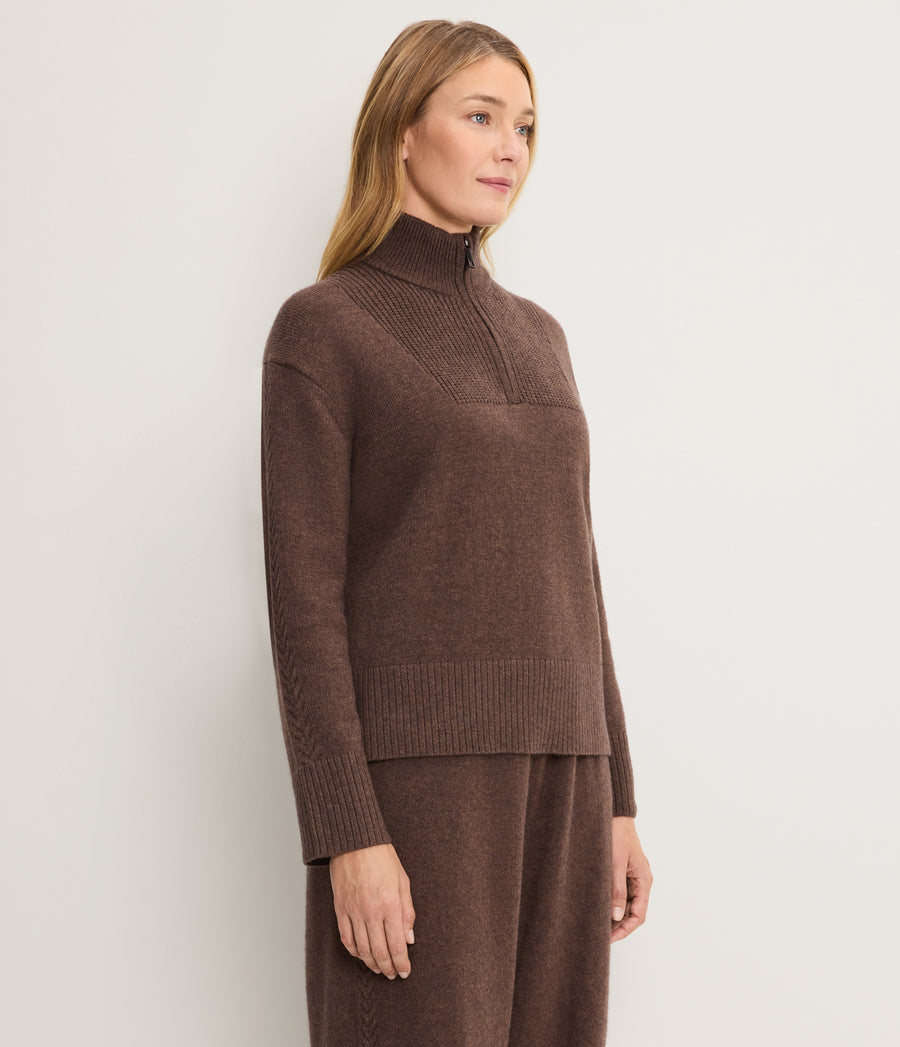 Raylee Knit Half-Zip Pullover