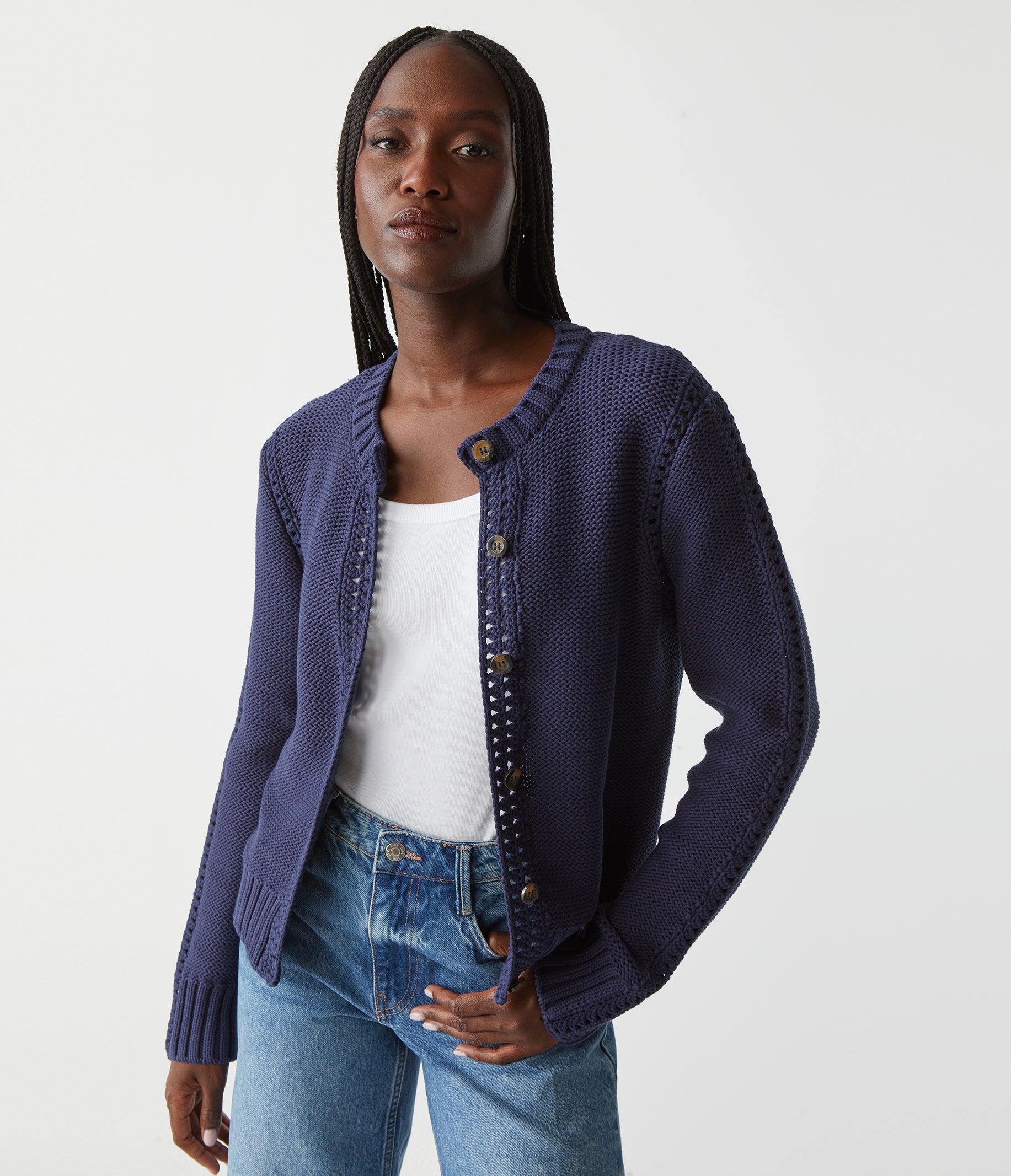Button clearance front cardigan