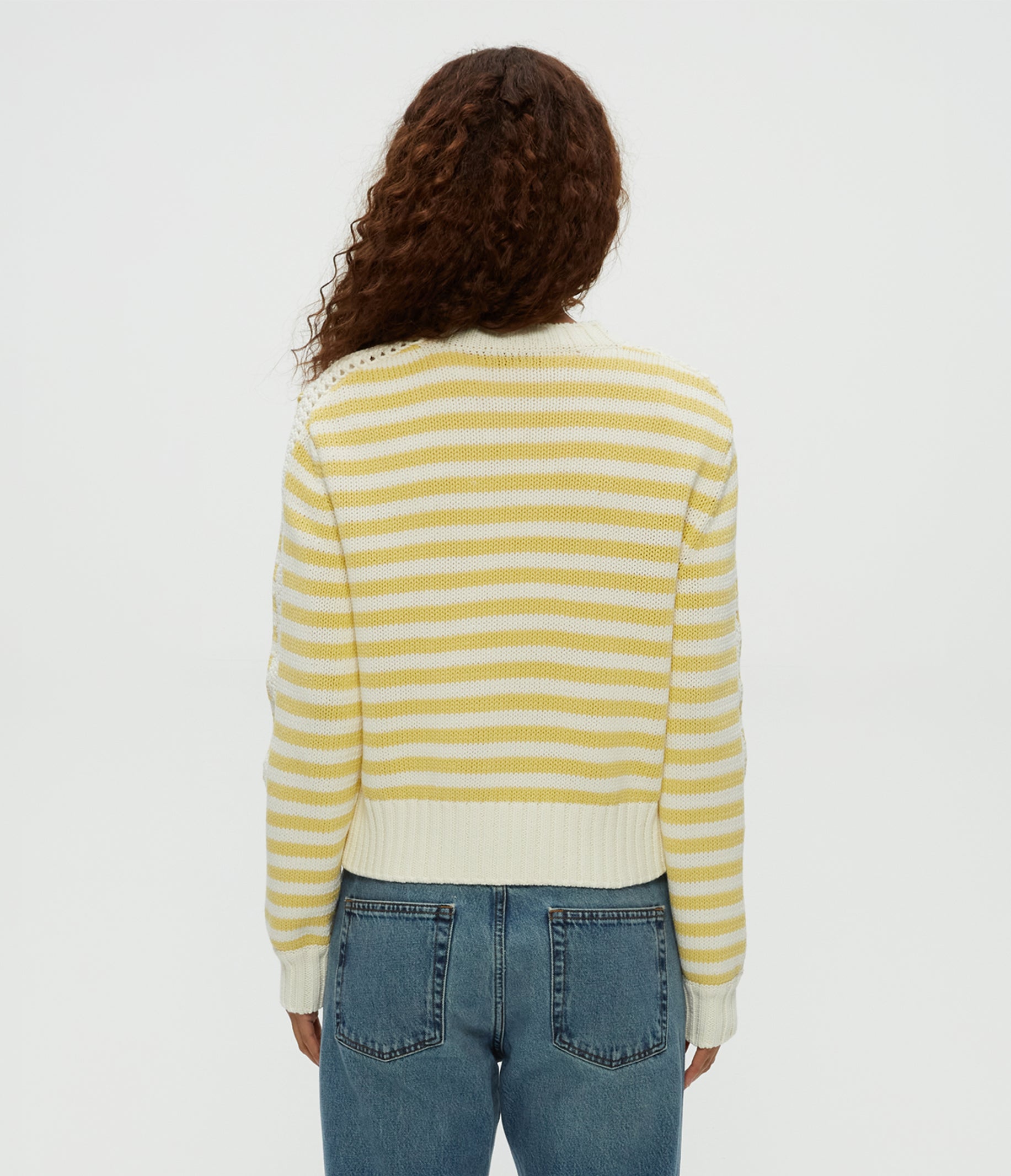 Merle Striped Crewneck Sweater Merle Striped Crewneck Sweater