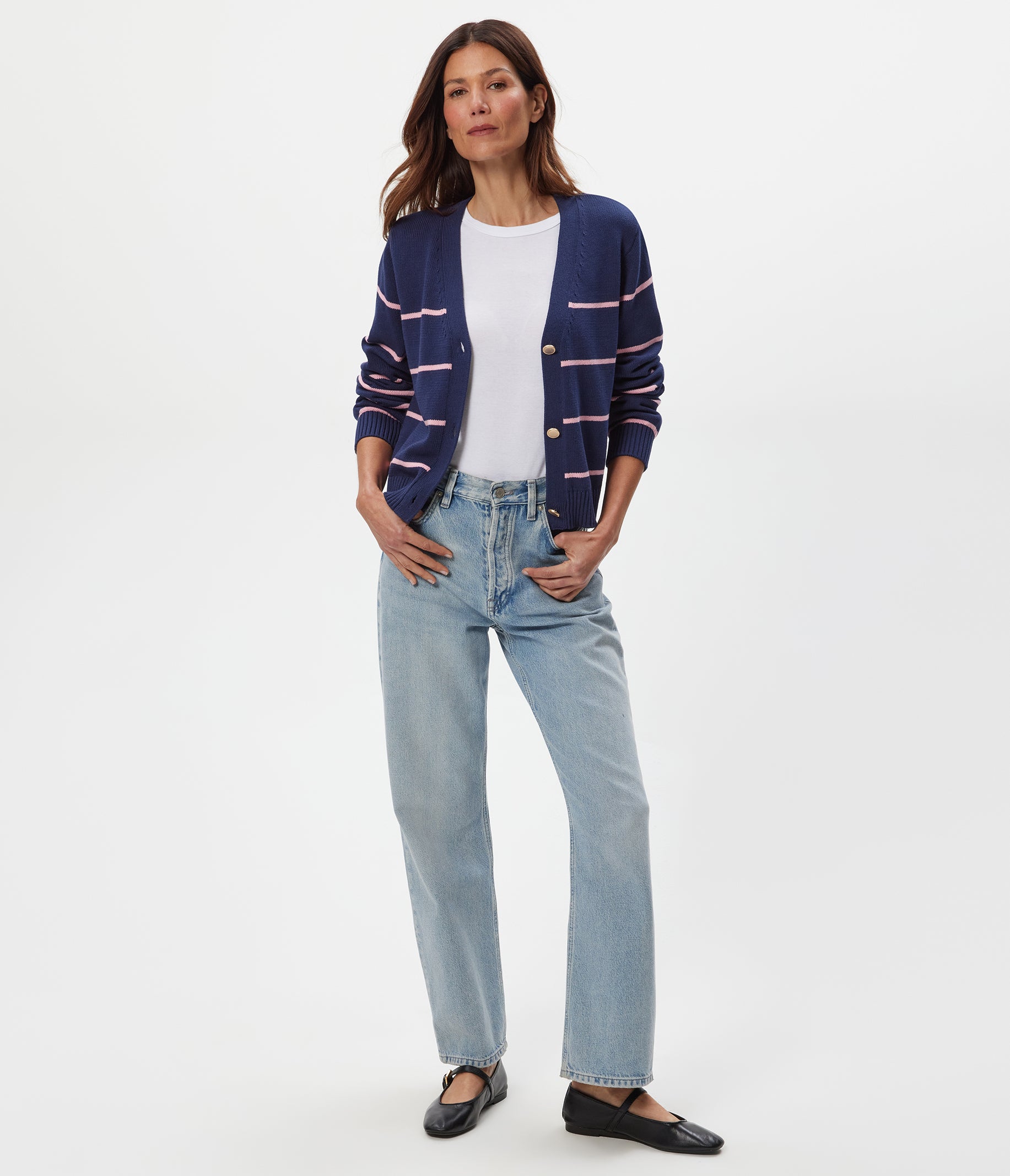 Tracey Striped Cardigan