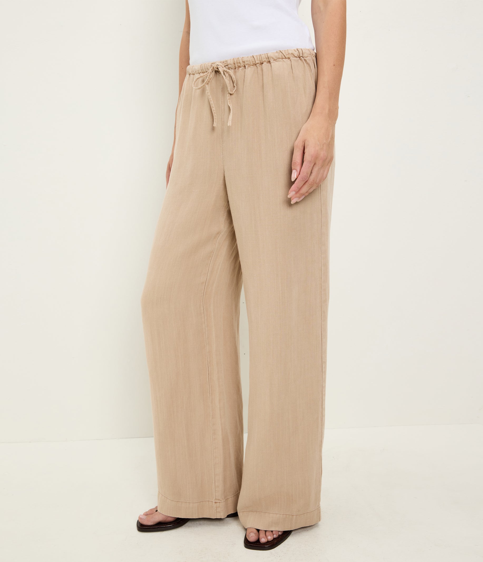 Marissa Linen Drawstring Pant