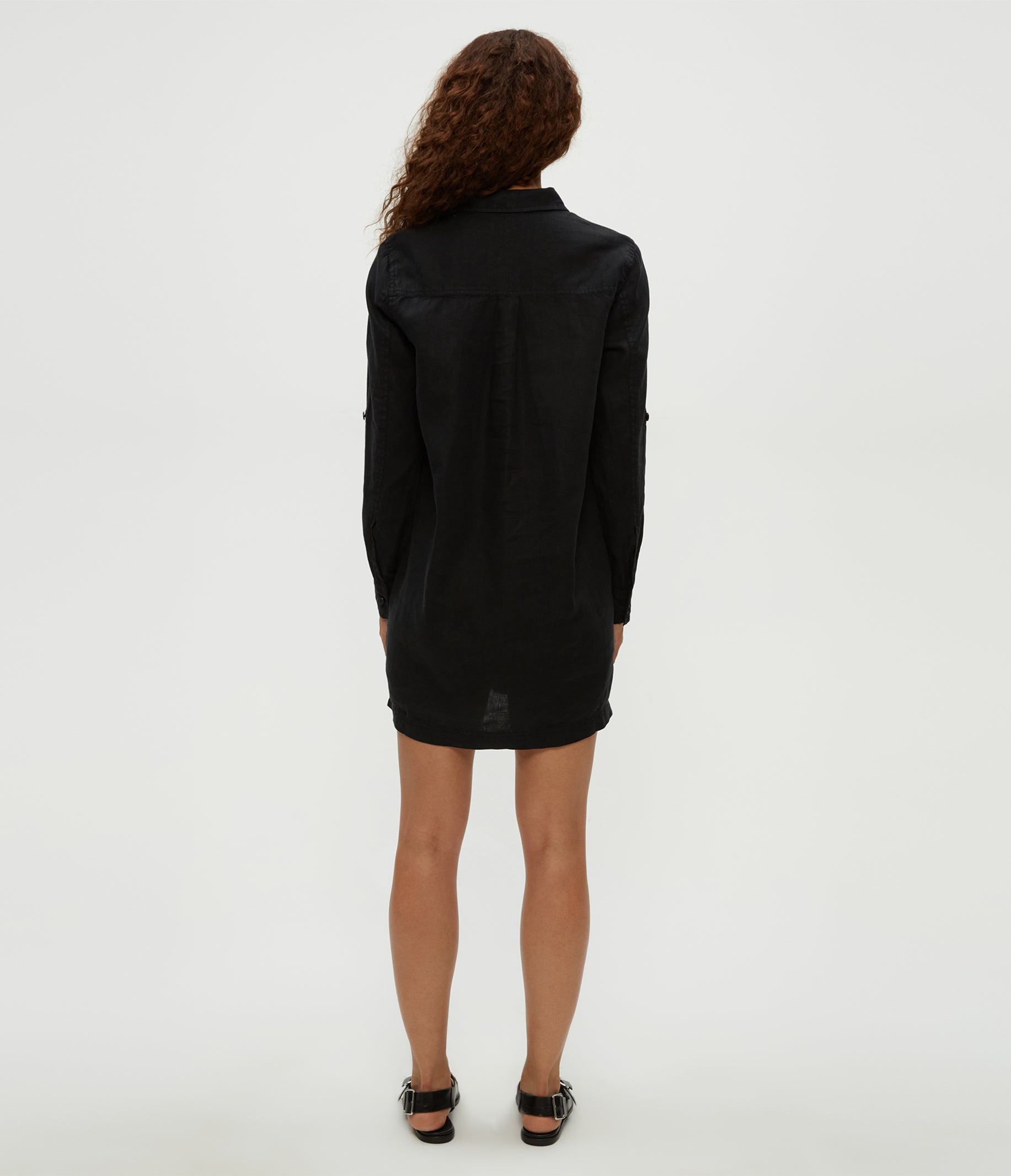 Eleanor Linen Shirt Dress