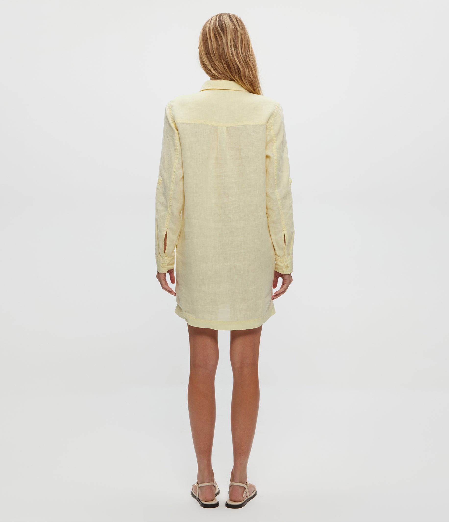 Eleanor Linen Shirt Dress