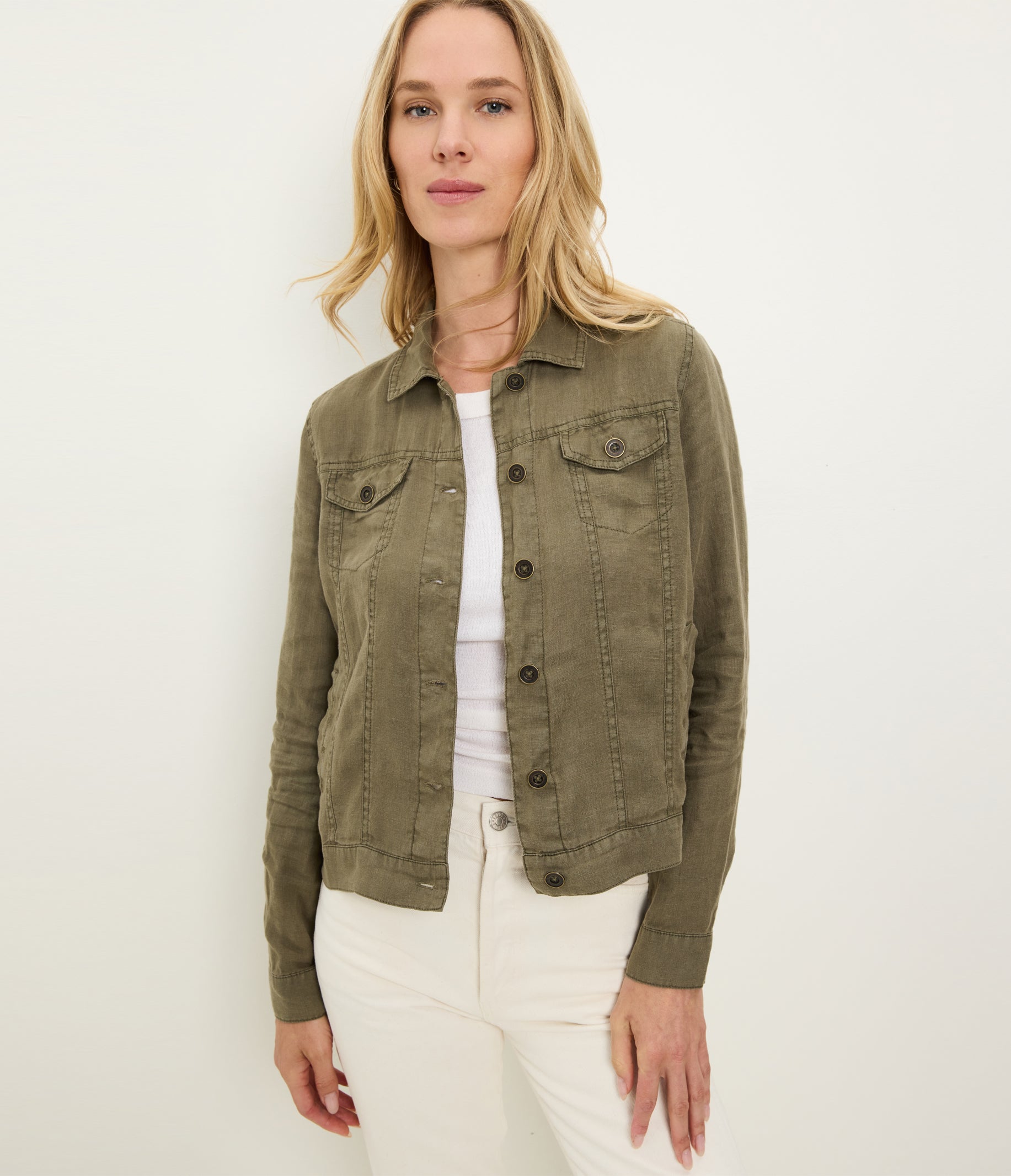 Jean Linen Jacket