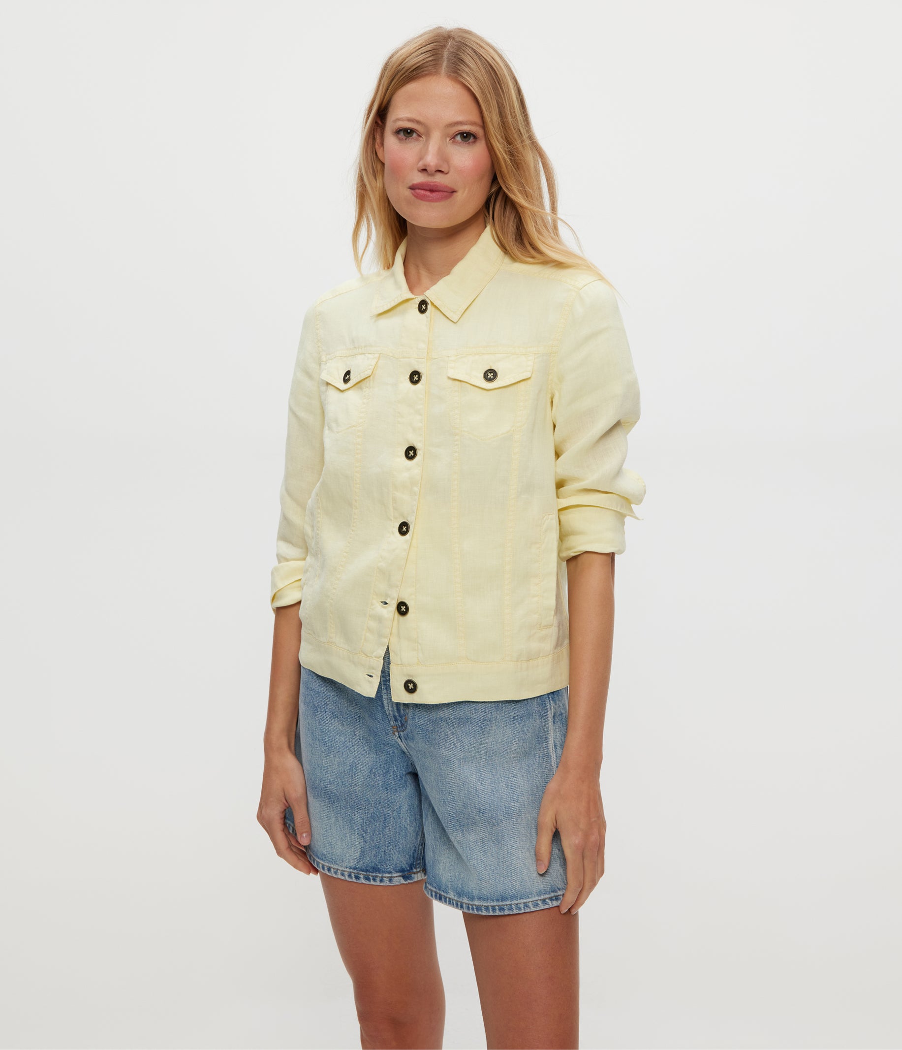 Jean Linen Jacket