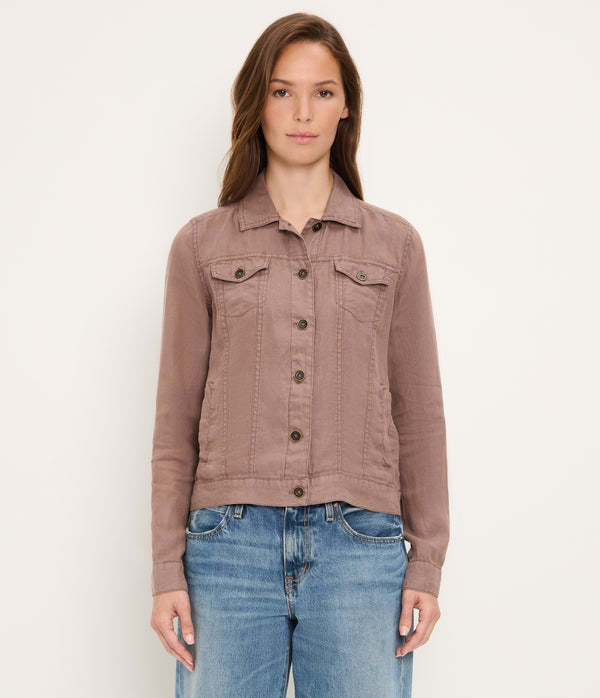 Jean Linen Jacket QUICKSAND / XL