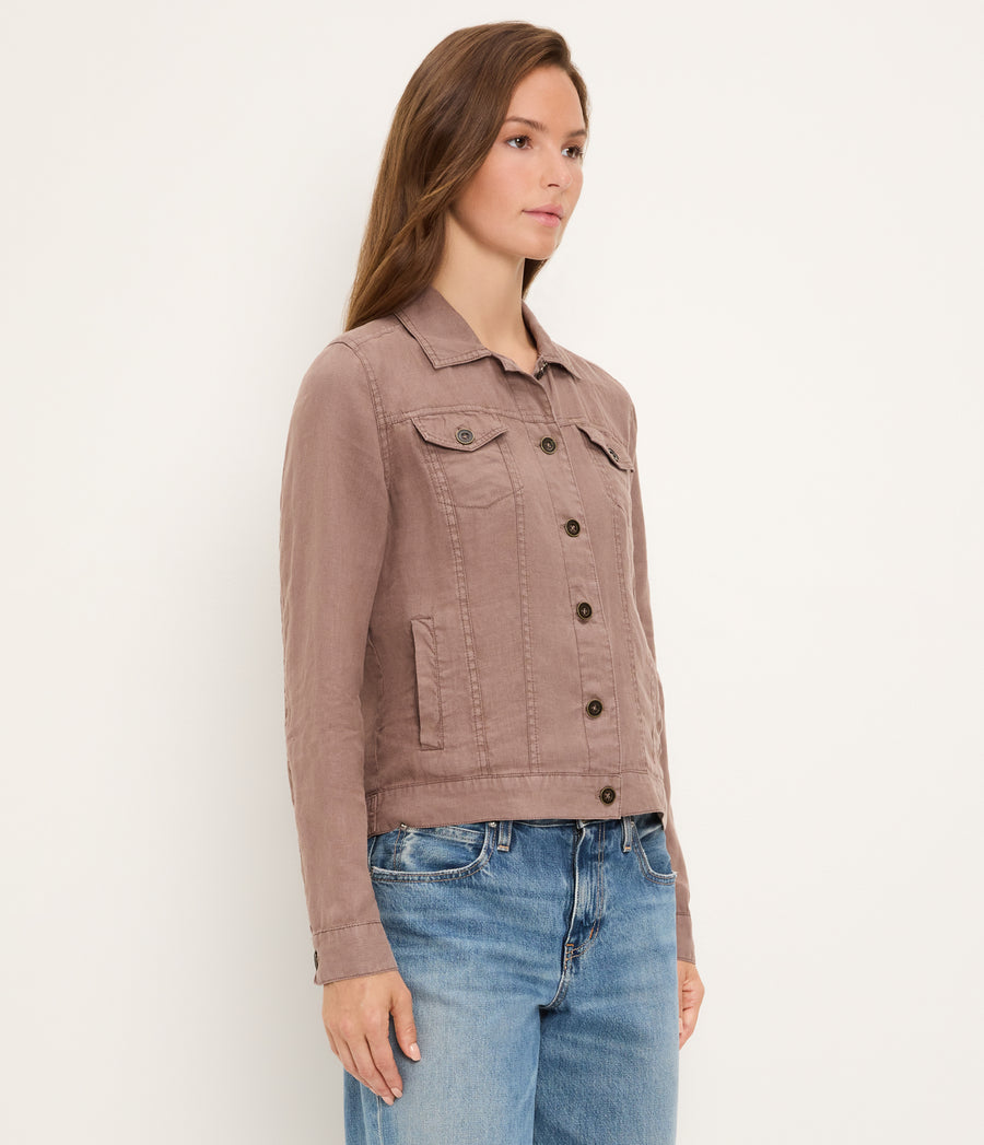 Jean Linen Jacket QUICKSAND / XL