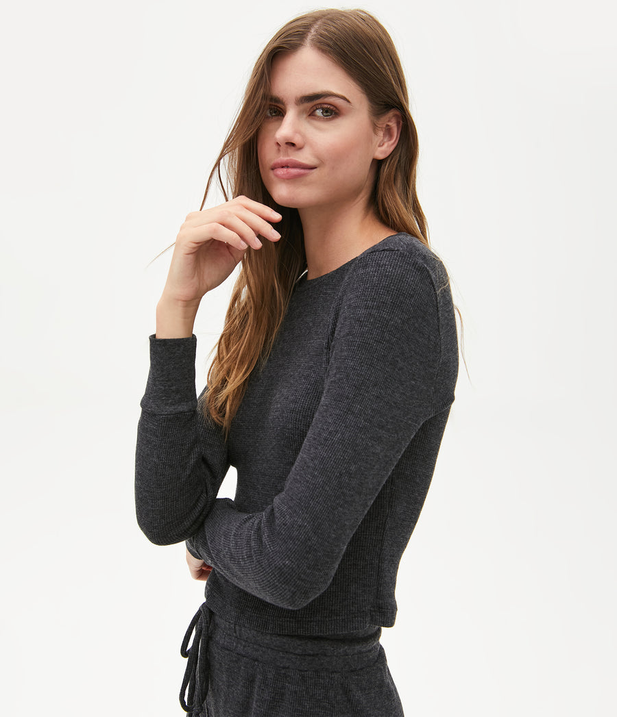 Palmer Thermal Cropped Tee