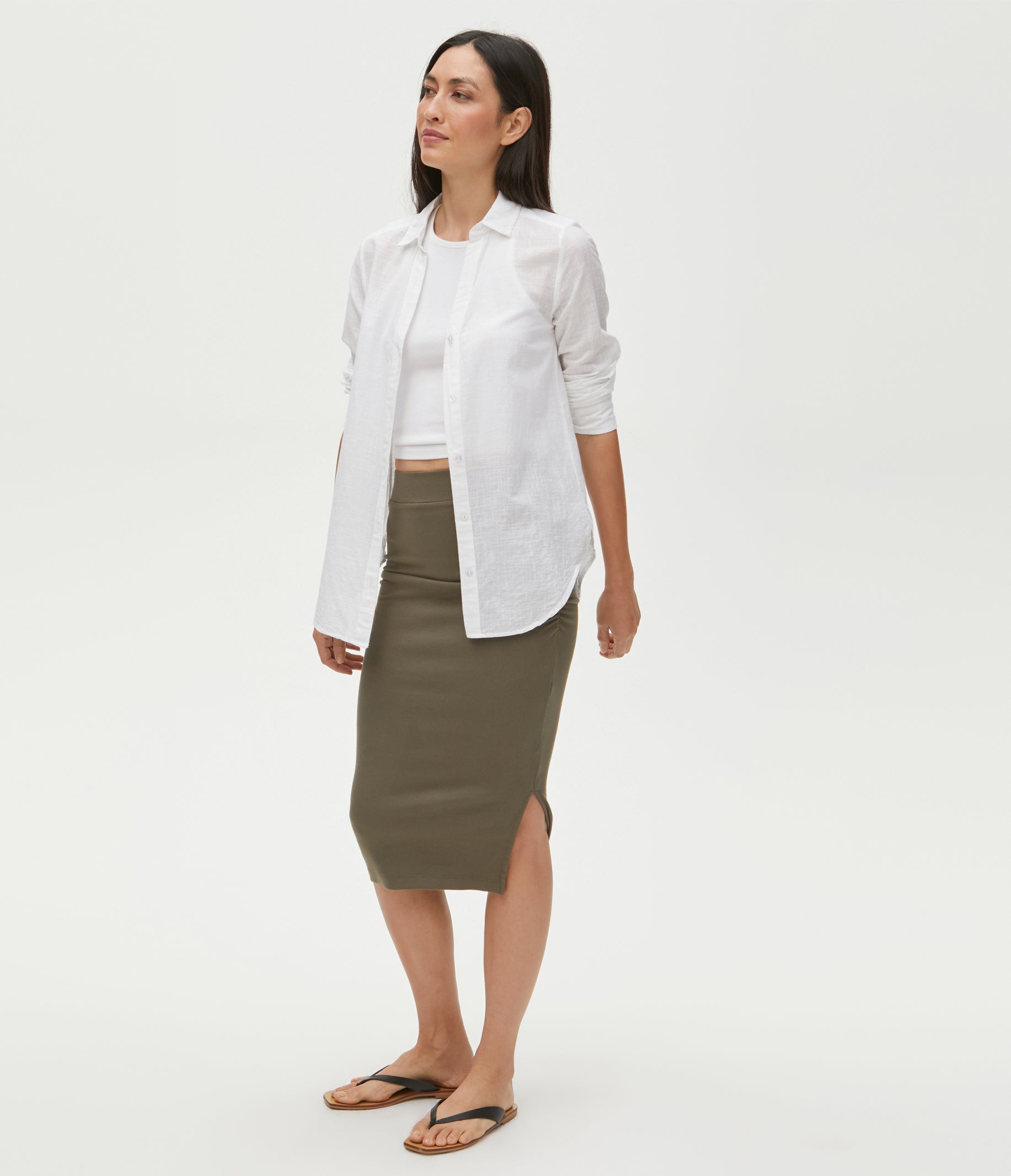 Michael stars pebble knit midi outlet skirt